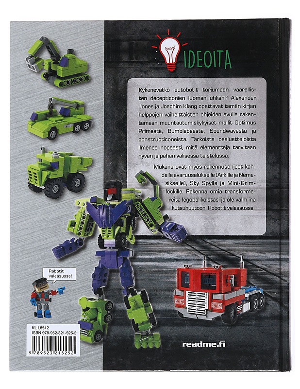 Transformer : lego® ideoita : jännittäviä Lego®-rakennusprojekteja - Jones, Alexander - Tietokirjat ja oppaat - 10105528665 - 1