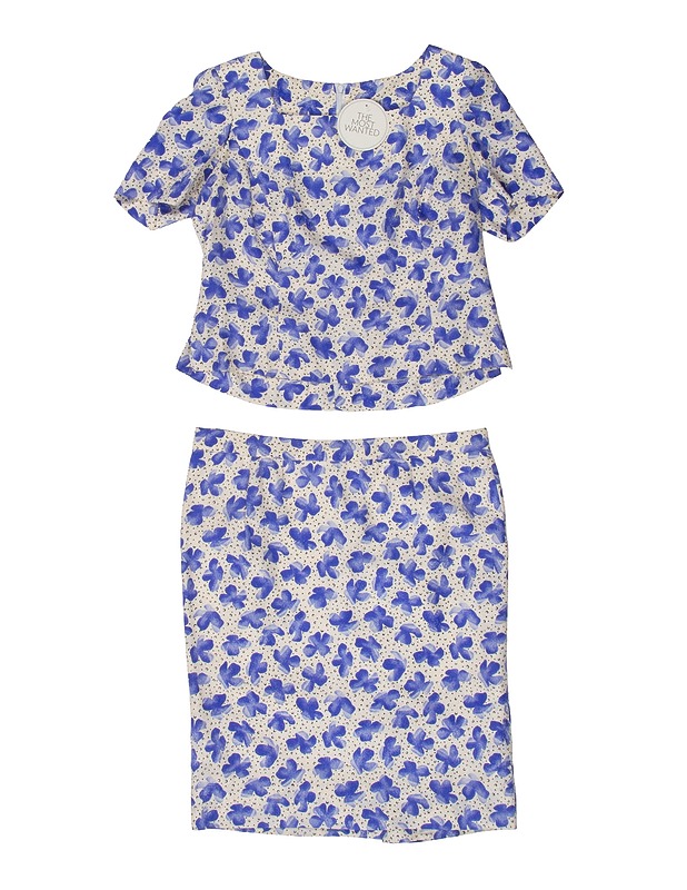 Itseommeltu kuviollinen paita ja hame - Naisten paidat ja topit - 10105528673 - 0