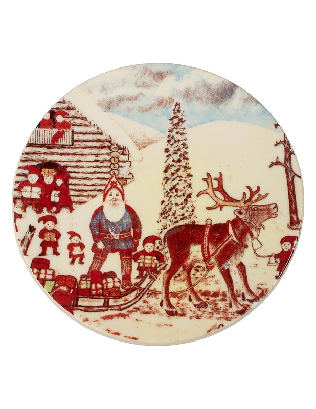 ARABIA Joulupukki Korvatunturilla seinälautanen - Designsuosikit - 10105528703 - 0