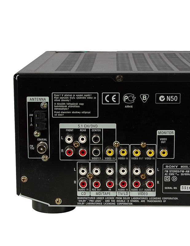 Sony STR-DE435 kotiteatteriviritinvahvistin AM/FM - Viihde-elektroniikka - 10105528710 - 2