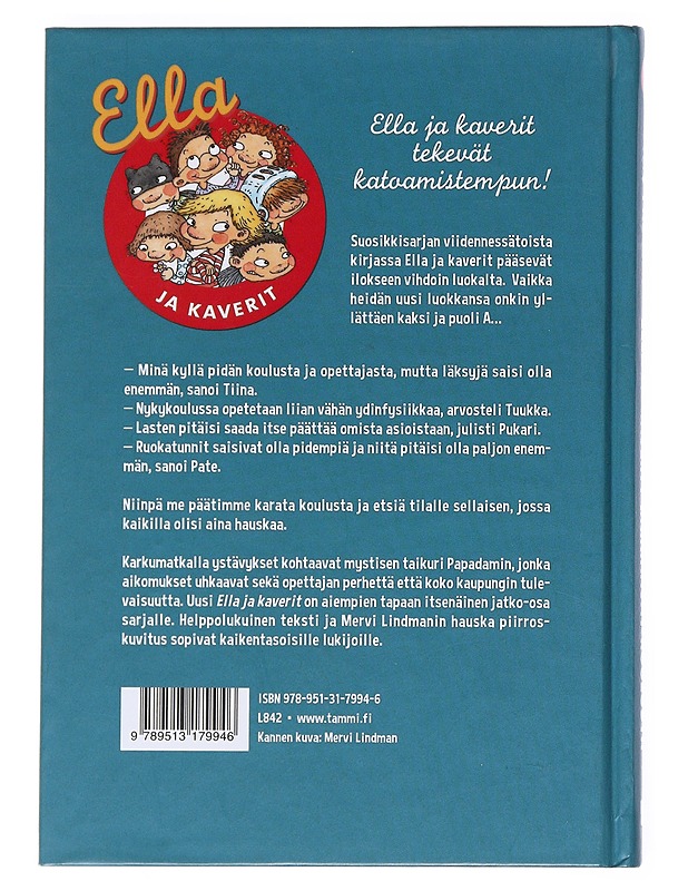 Ella ja kaverit karkaavat koulusta - Parvela, Timo - Lastenkirjat - 10105528708 - 1