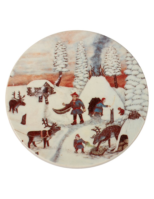 ARABIA Lapinkylä talvitunnelmissa seinälautanen - Designsuosikit - 10105528731 - 0