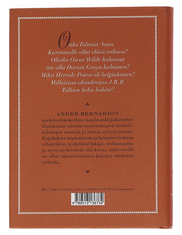 Saanko esitellä, Madame Bovary : miten kirjallisuuden tunnetut hahmot ovat syntyneet - Bernard, André - Romaanit ja novellit - 10105528743 - 1