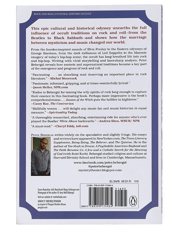 Season Of The Witch : How The Occult Saved Rock And Roll - Peter Bebergal - Historiakirjat - 10105528750 - 1