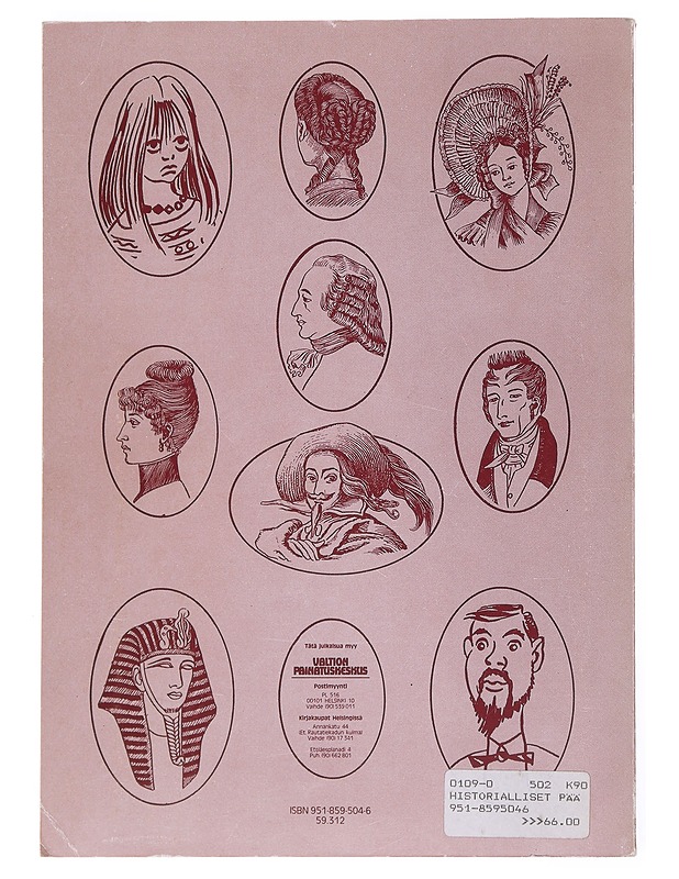 Historialliset päähineet, kampaukset ja korut - Skolnikov, S. P. - Historiakirjat - 10105528809 - 1