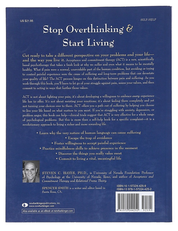 Get Out of Your Mind & Into Your Life - Steven C. Hayes - Tietokirjat ja oppaat - 10105528845 - 1