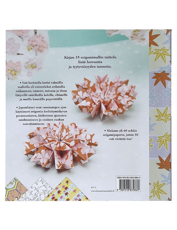 Elämäniloa origamista! : 35 taittelumallia rauhoittavat mieltä ja ruokkivat sydäntä - Ono, Mari - Tietokirjat ja oppaat - 10105528851 - 1