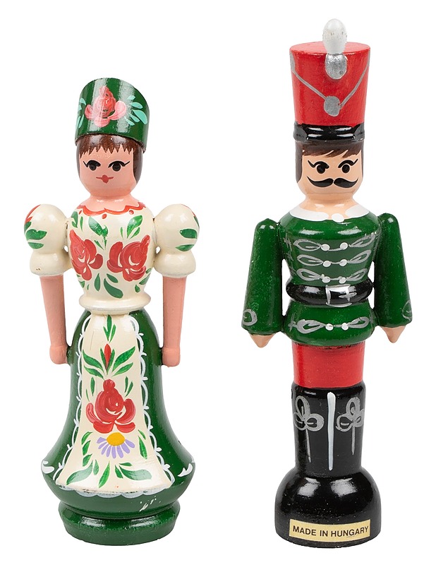 Unkarilaiset puunuket, 2 kpl - Koriste-esineet - 10105528856 - 0