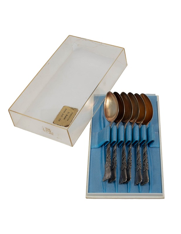 Alpakka kahvilusikat, 6 kpl - Aterimet - 10105528870 - 0