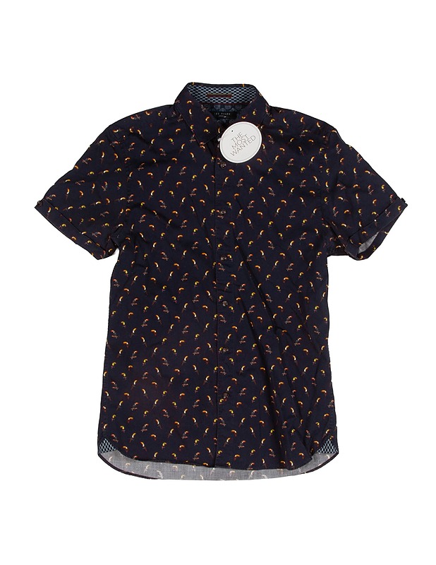 TED BAKER kuviollinen kaulaspaita, 2 - Miesten paidat - 10105528887 - 0