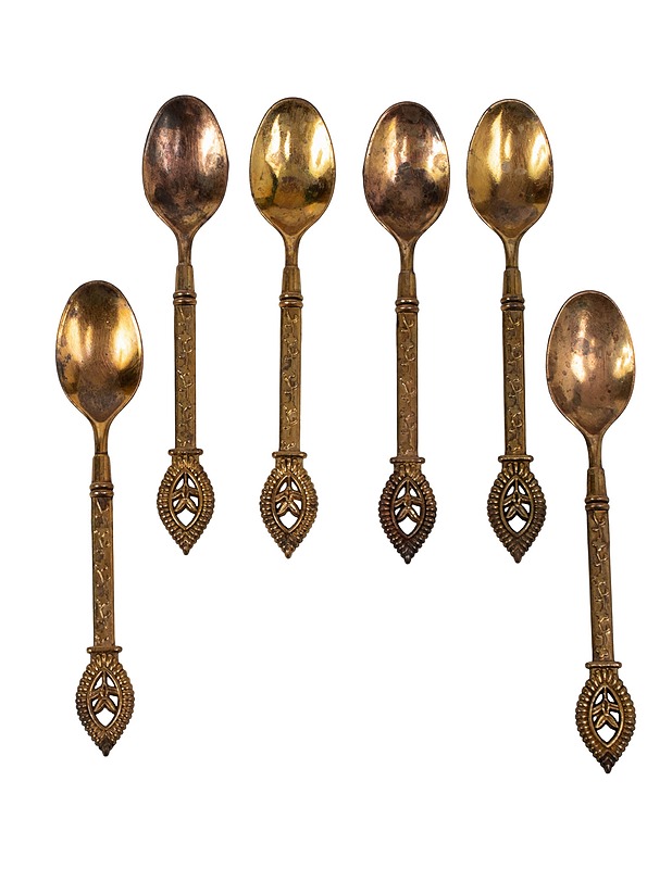 Messinkiset kahvilusikat, 6 kpl - Aterimet - 10105528893 - 0