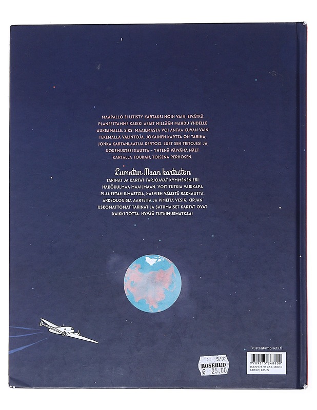 Lumotun maan kartasto : tarinoita muuttuvalta planeetalta - Ertimo, Laura - Lastenkirjat - 10105528897 - 1