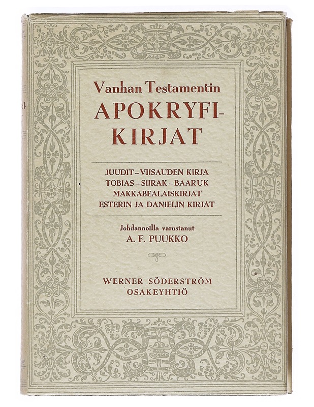 Vanhan Testamentin Apokryfikirjat - Historiakirjat - 10105528954 - 0