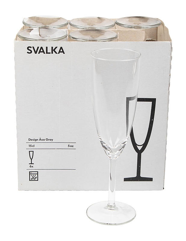 IKEA Svalka kuohuviinilasit, 6 kpl  - Lasit - 10105528964 - 0