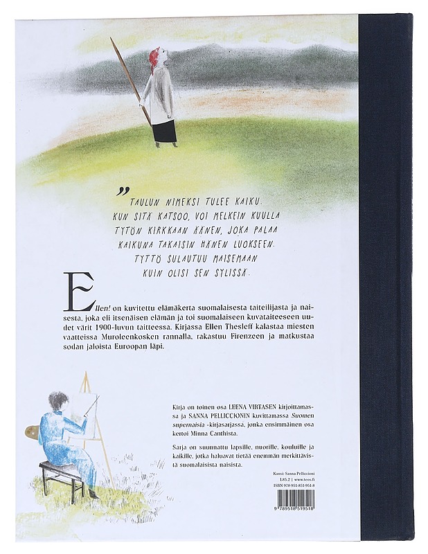 Ellen! : taiteilija Ellen Thesleffin elämä ja villit värit - Virtanen, Leena - Lastenkirjat - 10105528971 - 1
