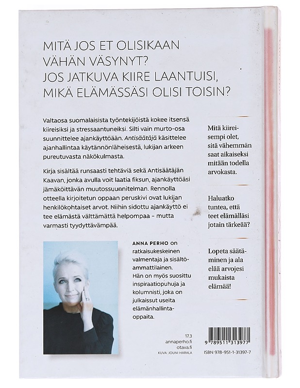 Antisäätäjä - Anna Perho - Tietokirjat ja oppaat - 10105528981 - 1