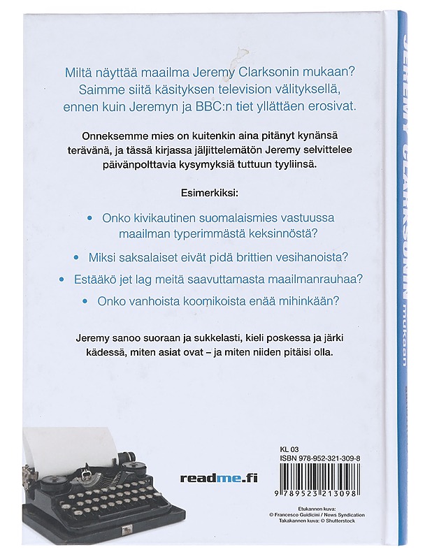 Minähän sanoin ... : maailma Jeremy Clarksonin mukaan - Clarkson, Jeremy - Elämäkerrat ja muistelmat - 10105529011 - 1