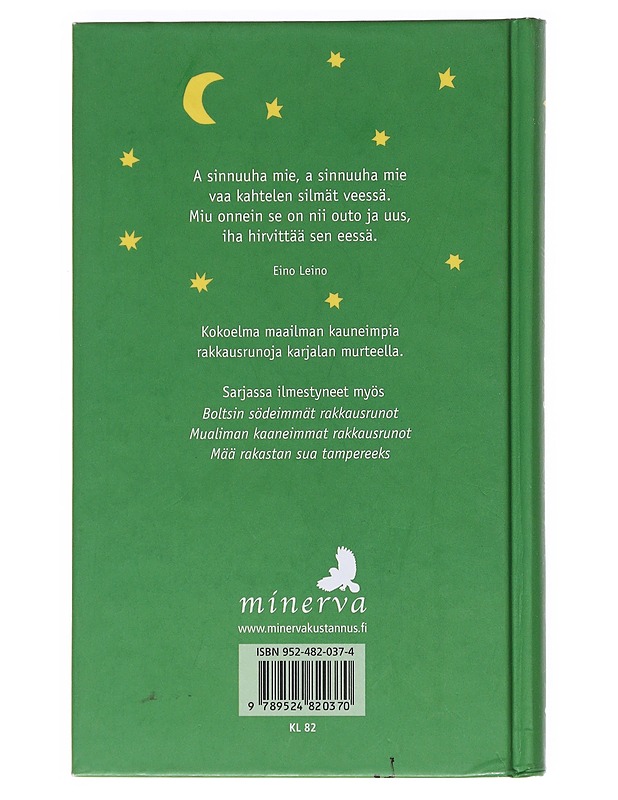 Mie rakastan sinnuu, karjalaks - Anttonen, Helena - Runot ja näytelmät - 10105529013 - 1