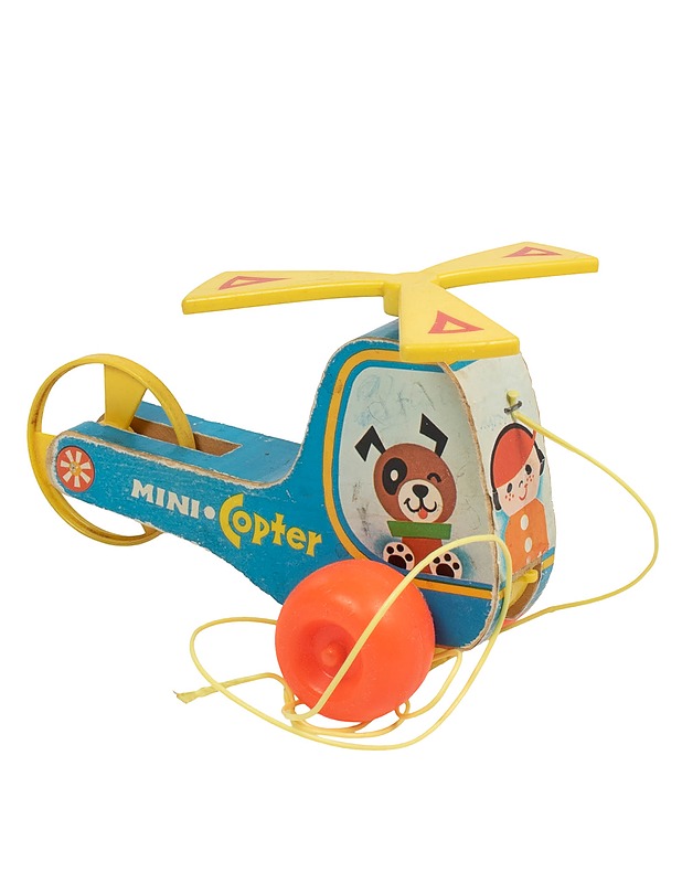 FISHER-PRICE Mini Copter vedettävä puulelu - Lasten lelut - 10105529034 - 1