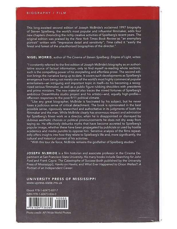 Steven Spielberg: A Biography - Joseph, McBride - Elämäkerrat ja muistelmat - 10105529071 - 1