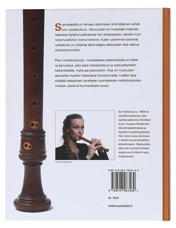 Pieni nokkahuilukirja : nokkisalkeet kaikenikäisille - Lampela, Titta - Historiakirjat - 10105529085 - 1