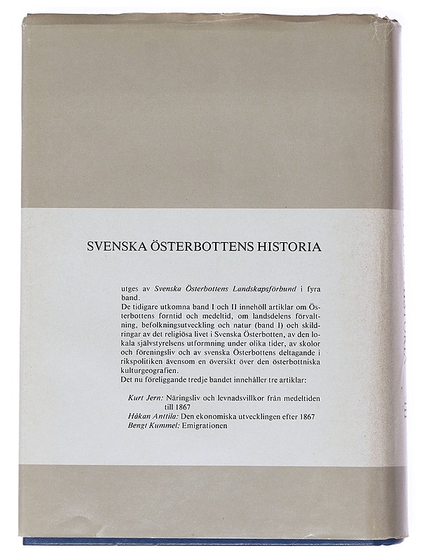 Svenska Österbottens historia 3 - Tietokirjat ja oppaat - 10105529113 - 1