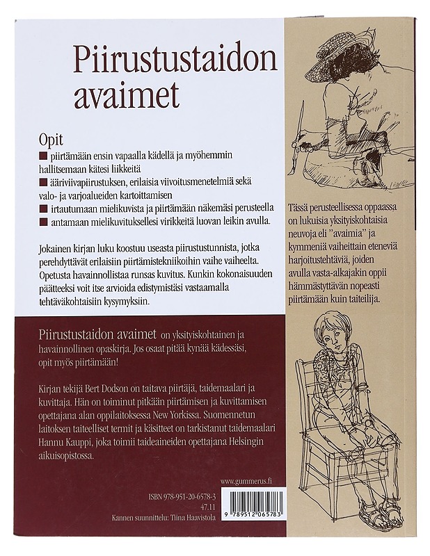 Piirustustaidon avaimet - Dodson, Bert - Tietokirjat ja oppaat - 10105529143 - 1