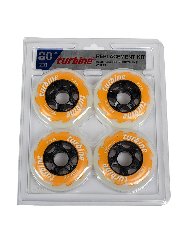 TURBINE 80mm 78a rullaluistimen pyörät, 4 kpl - Muut urheiluvälineet ja vapaa-aika - 10105529155 - 0