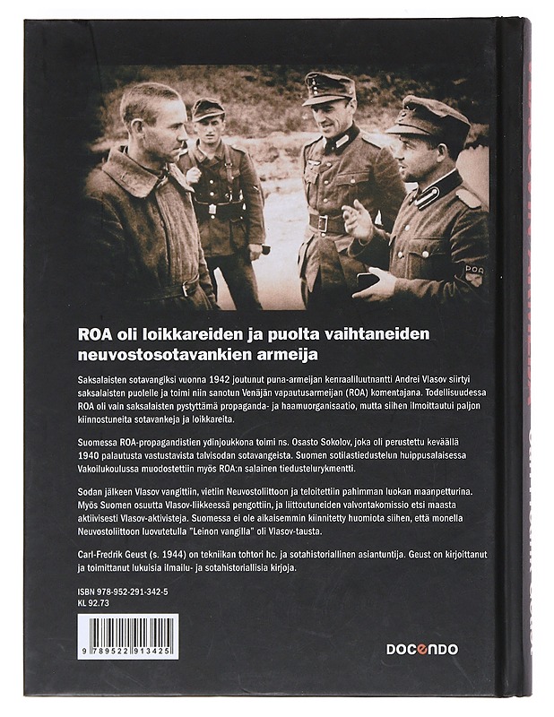 Vlasovin armeija : Stalinin sotilaat Suomen palveluksessa - Carl-Fredrik Geust - Elämäkerrat ja muistelmat - 10105529167 - 1