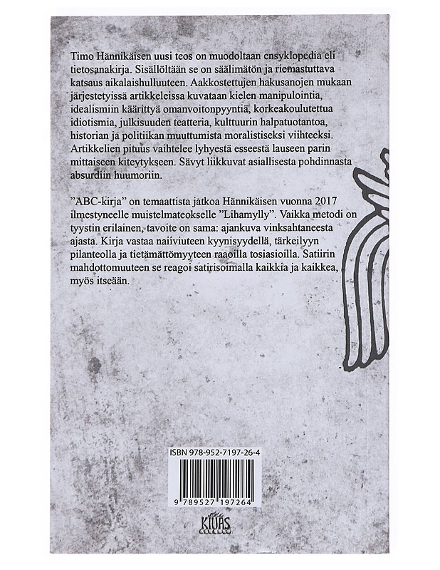 ABC-kirja - Timo Hännikäinen - Tietokirjat ja oppaat - 10105529170 - 1