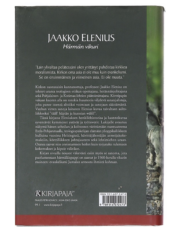 Jaakko Elenius : Härmän vikuri - Heli Karhumäki - Elämäkerrat ja muistelmat - 10105529195 - 1