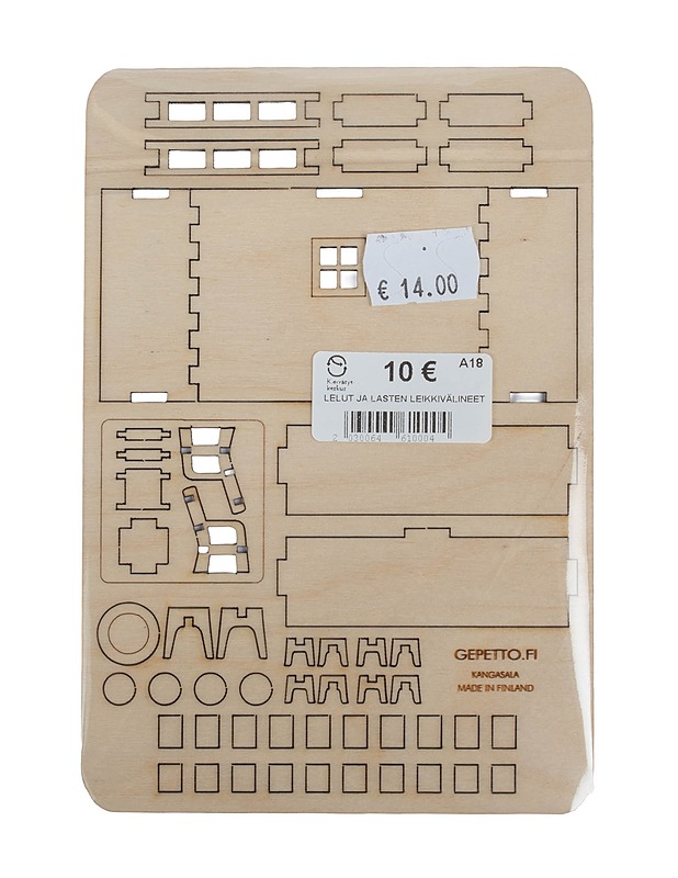 Puinen rakennussarja - Lasten lelut - 10105529205 - 0