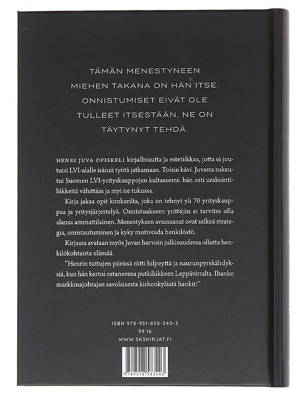 Henri Juva : humanisti vai liikemies? - Jari Syrjälä - Elämäkerrat ja muistelmat - 10105529220 - 1