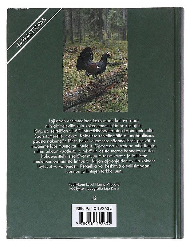 Linturetkikohteet suomessa - Holopainen, Erkki - Harrastekirjat - 10105529252 - 1