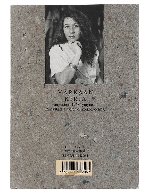 VARKAAN KIRJA : RUNOJA - KATAJAVUORI, RIINA - Runot ja näytelmät - 10105529274 - 1