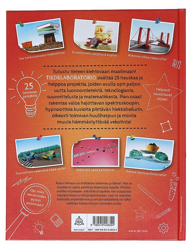Tiedelaboratorio : innostavia projekteja nuorille tutkijanaluille - Winston, Robert - Tietokirjat ja oppaat - 10105529306 - 1
