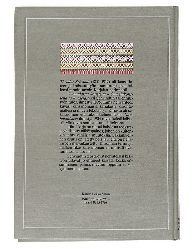 Theodor Schvindt : Ompelu- ja nauhakoristeita - Tietokirjat ja oppaat - 10105529305 - 1