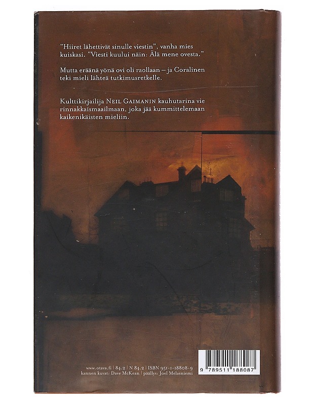 Coraline varjojen talossa - Gaiman, Neil - Lastenkirjat - 10105529345 - 1