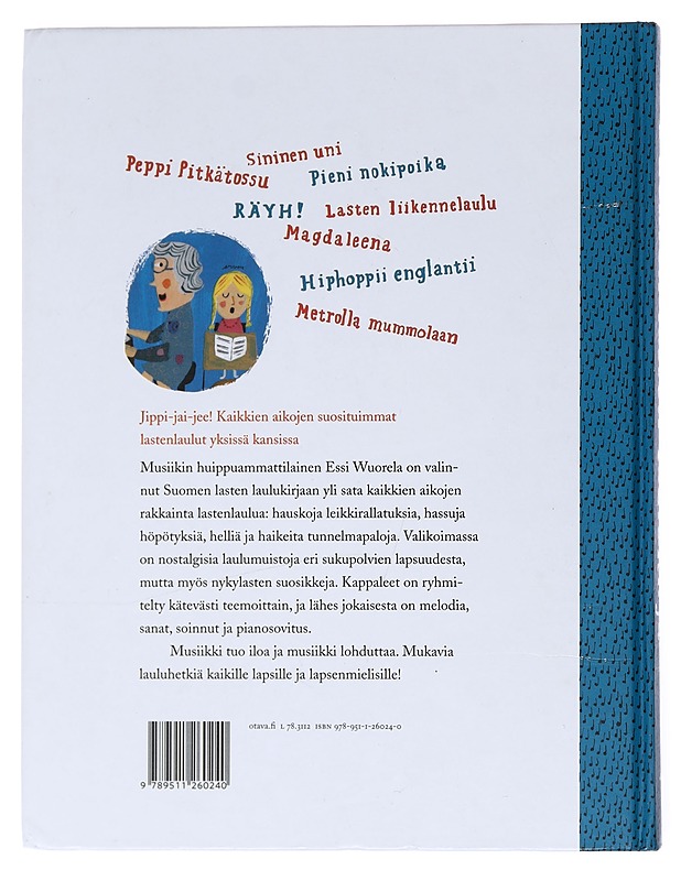 Suomen lasten laulukirja - Wuorela, Essi - Lastenkirjat - 10105529361 - 1