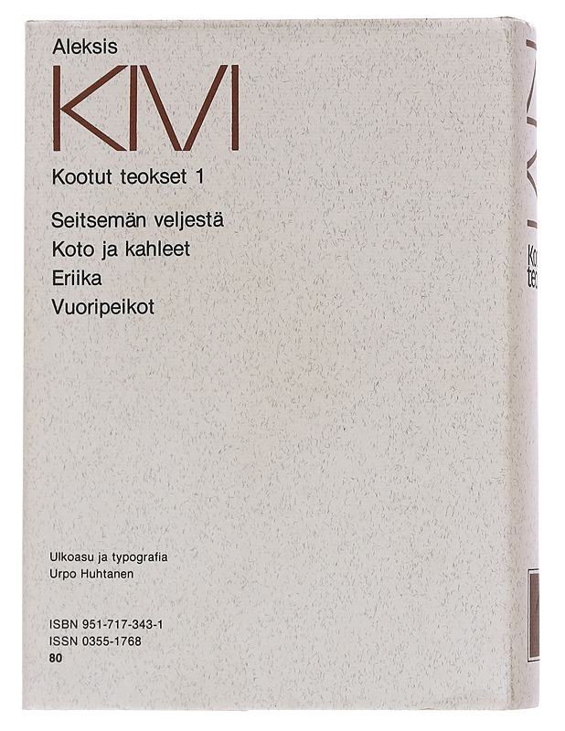 Kootut teokset 1-4 - Kivi Aleksis - Runot ja näytelmät - 10105529373 - 1