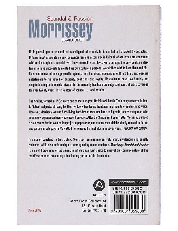 Morrissey - Bret, David - Elämäkerrat ja muistelmat - 10105529376 - 1