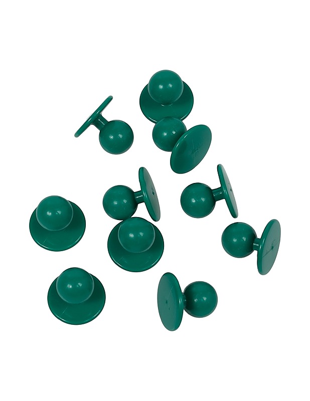 Kokintakin napit, vihreä, 10 kpl - Ompelu - 10105529536 - 0