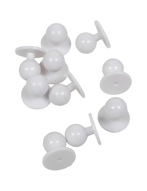 Kokintakin napit, valkoinen, 10 kpl - Ompelu - 10105529540 - 0