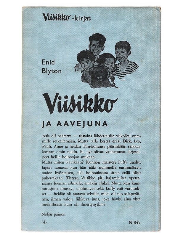Viisikko ja aavejuna - Blyton, Enid - Romaanit ja novellit - 10105529583 - 1