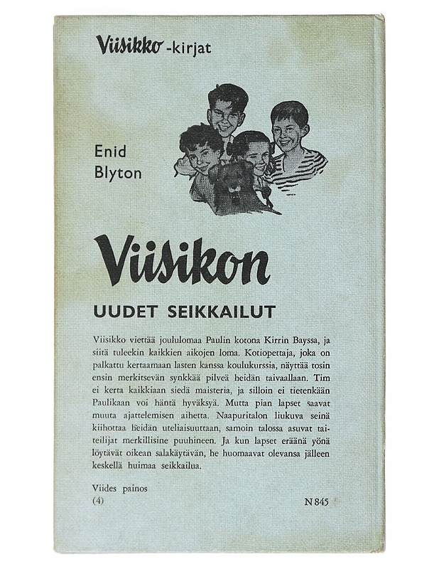 Viisikon uudet seikkailut - Blyton, Enid - Romaanit ja novellit - 10105529593 - 1