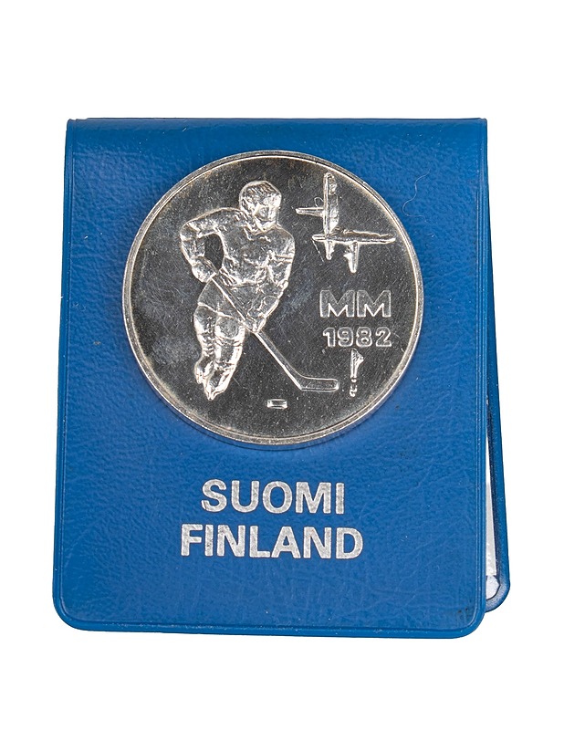 SUOMEN RAHAPAJA Jääkiekon MM-1982 juhlaraha - Koriste-esineet - 10105529639 - 0