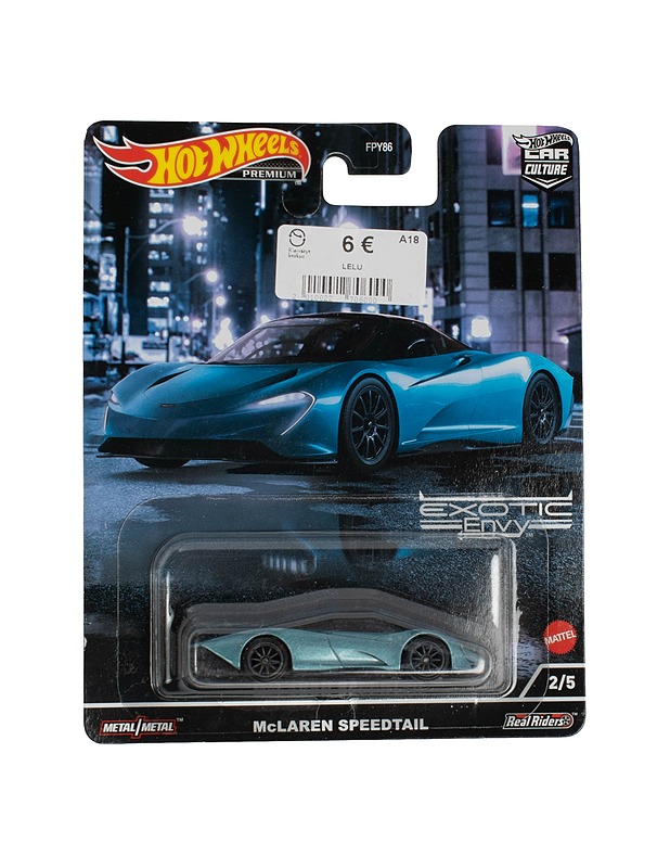 HOTWHEELS Premium Car McLaren Speedtail leluauto - Lasten lelut - 10105529711 - 0