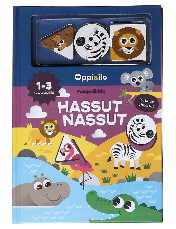 Hassut nassut -palapelikirja : 1-3-vuotiaille - Sanoma Pro - Lastenkirjat - 10105529743 - 0