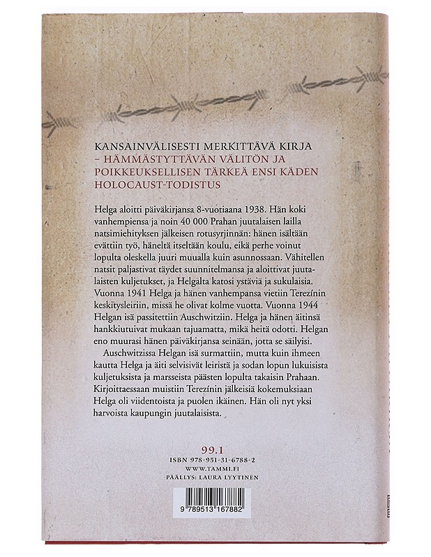 Helgan päiväkirja - Weiss, Helga - Elämäkerrat ja muistelmat - 10105529751 - 1