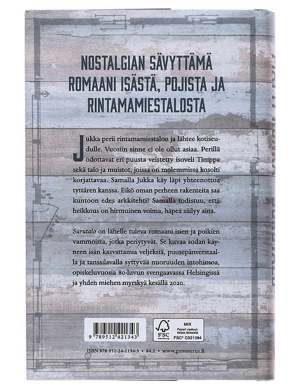 Surutalo - Matti Rönkä - Romaanit ja novellit - 10105529760 - 1